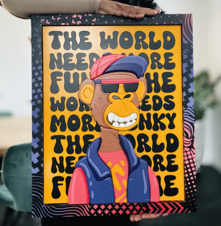 Houten thema naambord voor in de kinderkamer of babykamer